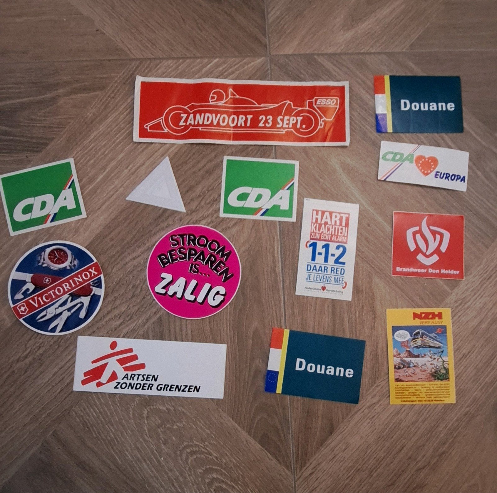 Diverse vintage stickers, Ophalen of Verzenden, Zo goed als nieuw
