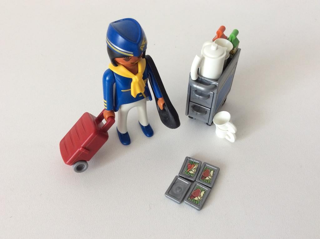 Playmobil 4761 stewardess, Ophalen of Verzenden, Gebruikt, Complete set