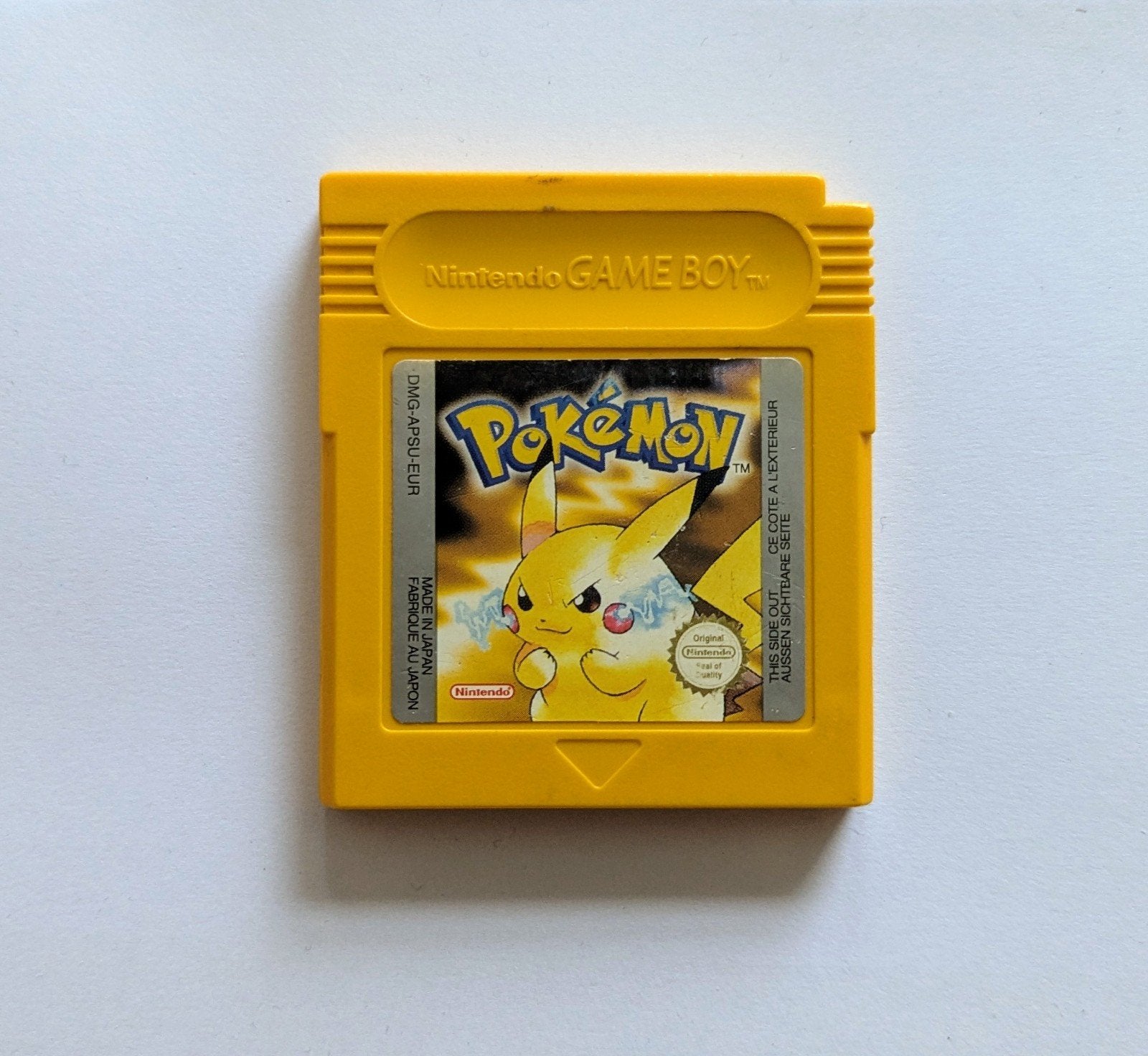 Pokémon Yellow Game Boy met beschermhoesje, Gebruikt, 1 speler, Ophalen of Verzenden, Role Playing Game (Rpg)