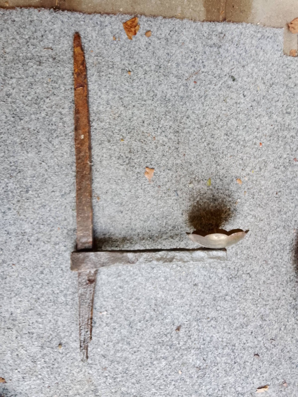 smeed ijzeren wand kaars houder ca 60cm hoog, Huis en Inrichting, Ophalen of Verzenden