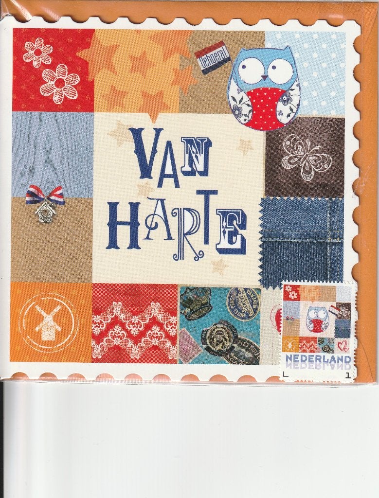 persoonlijke postzegel hallmark met bijbehorende kaart, Ophalen of Verzenden, Na 1940, Postfris