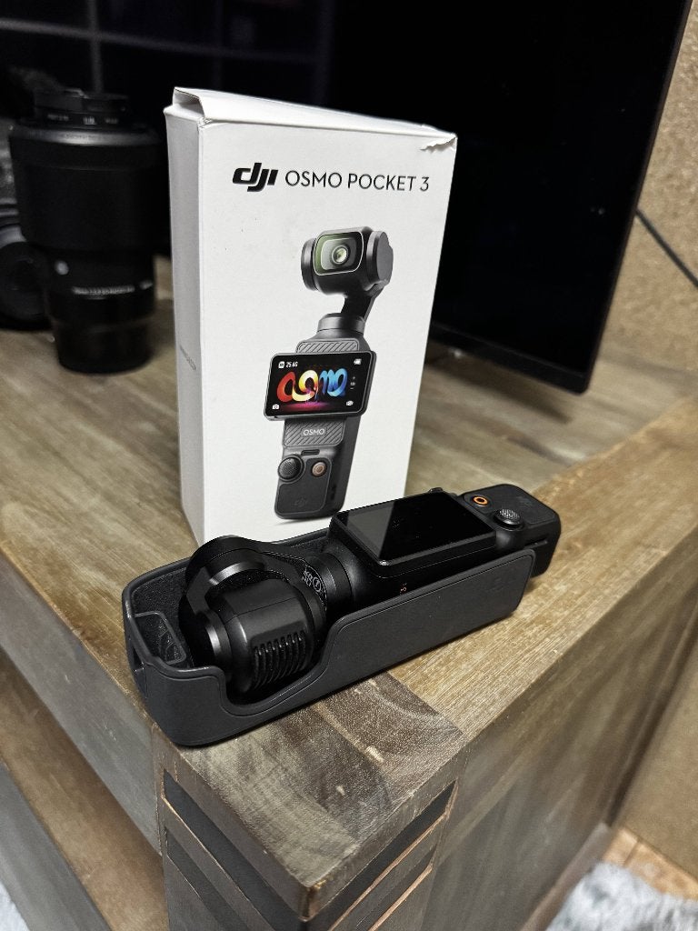 DJI Osmo Pocket 3 met doos en beschermcover, Overige merken, Full HD, Overige soorten, Zo goed als nieuw