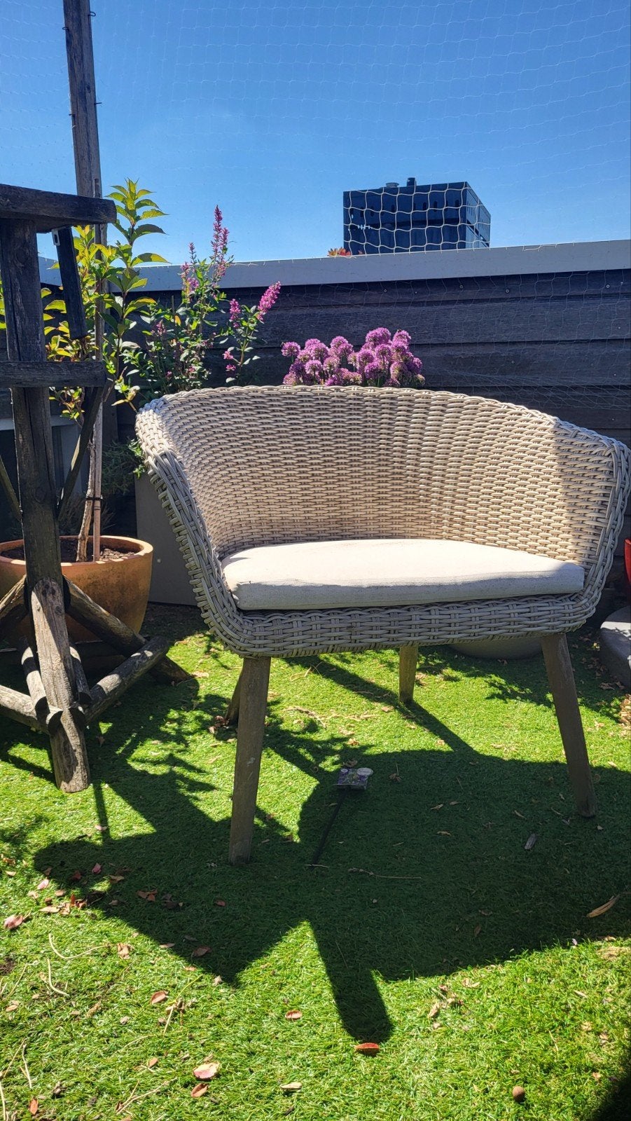 comfortabele weerbestendige tuinstoel intratuin, Tuin en Terras, Ophalen