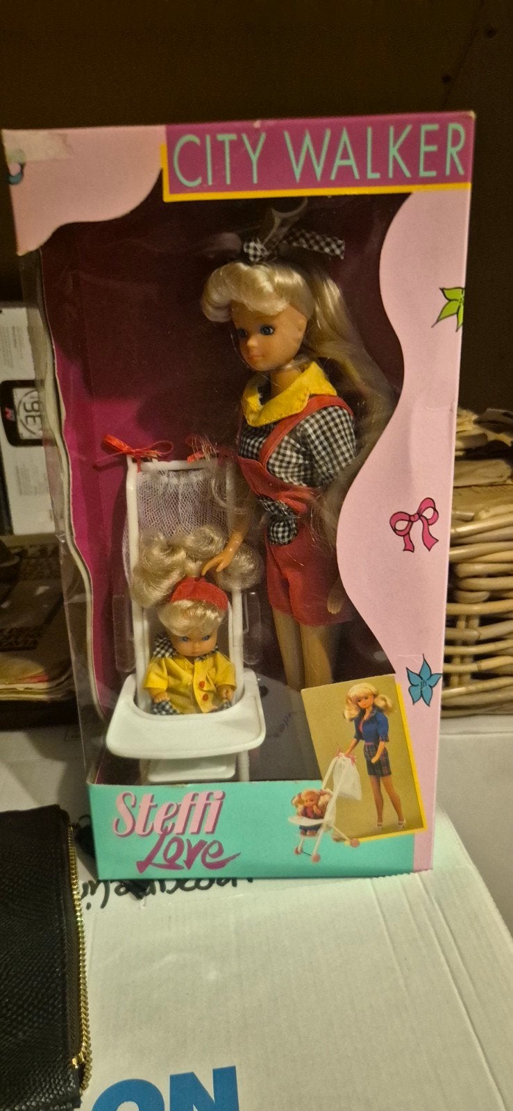 Steffi Love City Walker pop met baby en kinderstoel, Ophalen of Verzenden