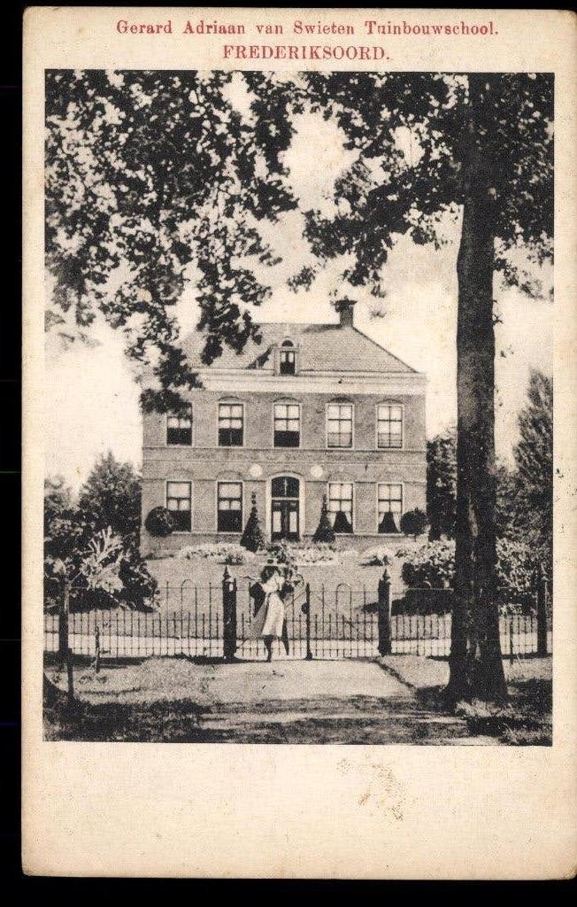 Frederiksoord (Dr.), Van Swieten Tuinbouwschool, gel. 1911, Verzamelen, Verzenden, Voor 1920, Gelopen, Drenthe