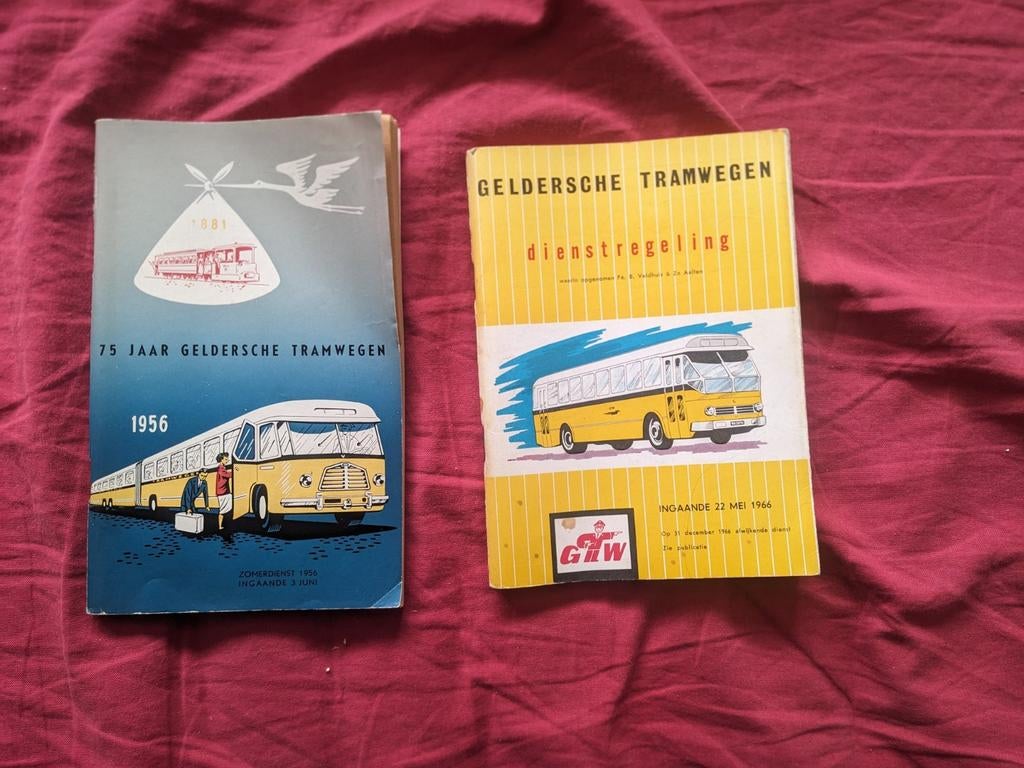2 x GTW dienstregeling, Ophalen of Verzenden, Trein, Boek of Tijdschrift