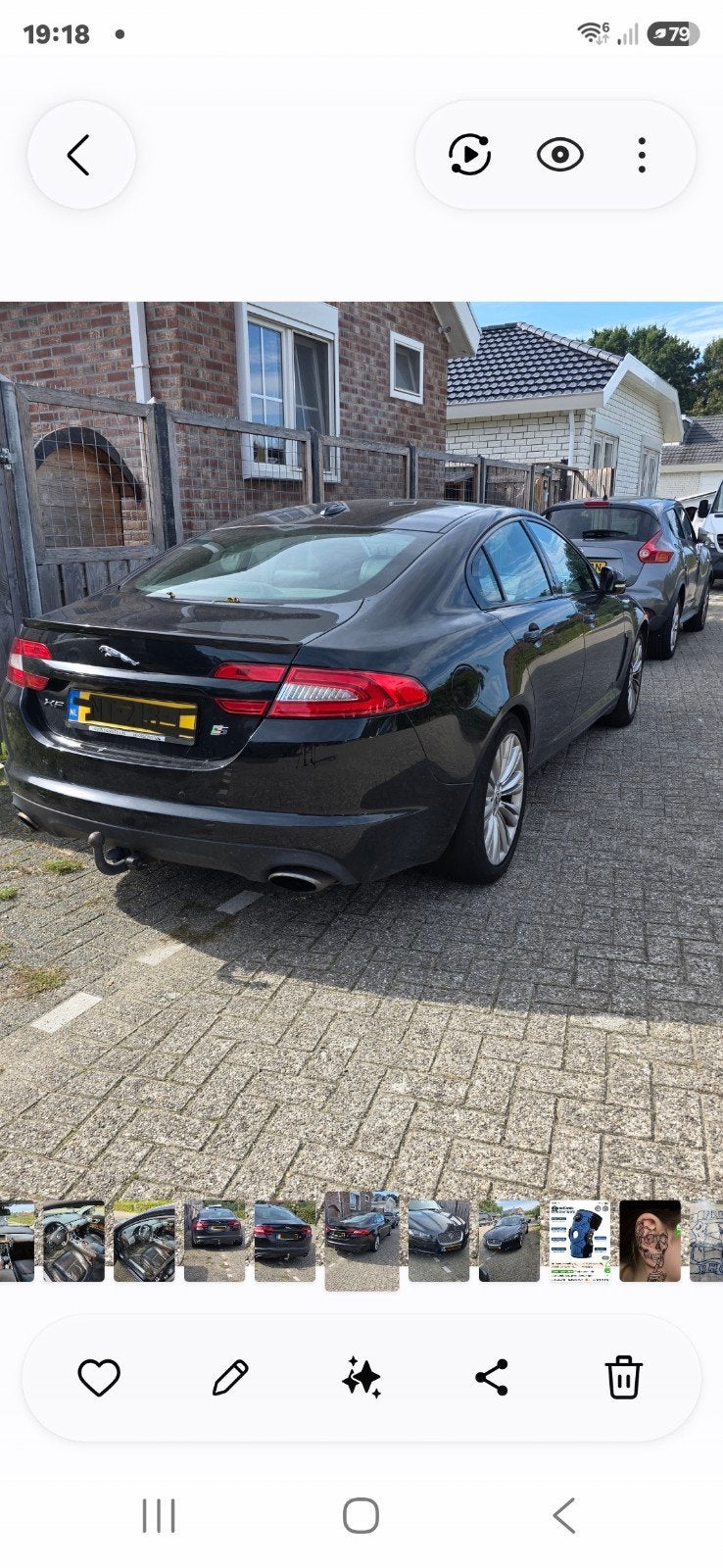 Jaguar XF 3.0 D V6 AUT 2012 Zwart, Auto's, Automaat, Achterwielaandrijving, 1850 kg, Zwart