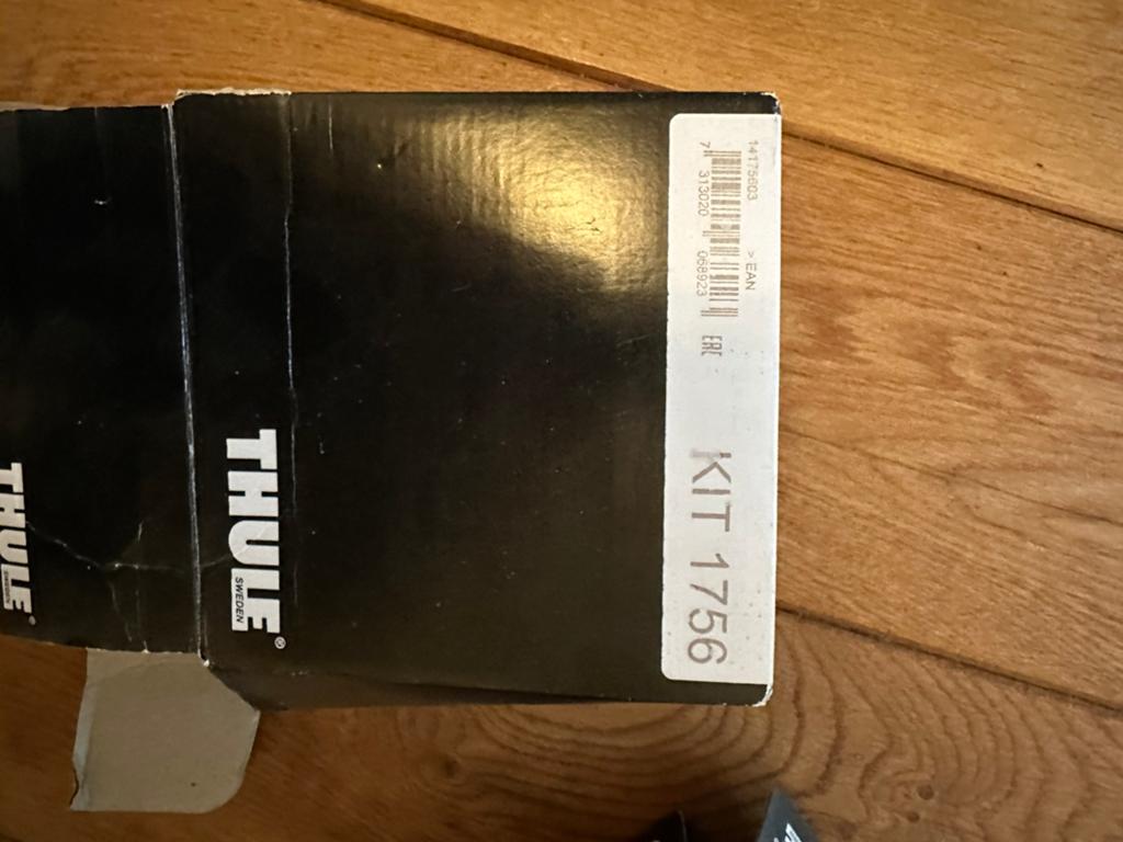 Thule drakdragers kit 1756, Auto diversen, Dakdragers, Ophalen of Verzenden, Zo goed als nieuw