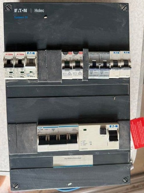 Complete Groepenkast met Aardlekschakelaar en Automaten, Ophalen, Gebruikt, Eaton, Groepenkast