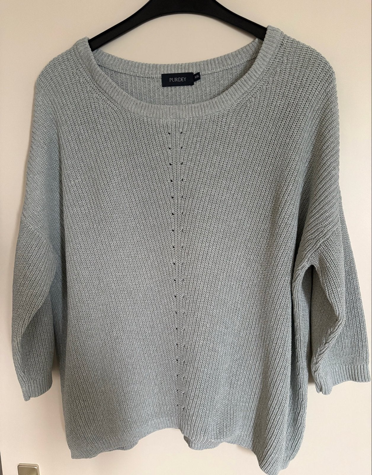 Purdey trui grijs/groene maat XXL, Kleding | Dames, Ophalen of Verzenden, Zo goed als nieuw, Maat 46/48 (XL) of groter, Grijs