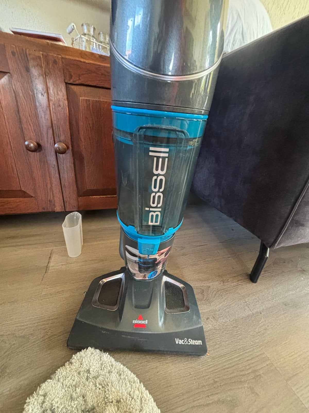 Bissell Vac & Steam Stoomreiniger en Stofzuiger, Overige merken, Gebruikt, Geschikt voor harde vloeren, Reservoir