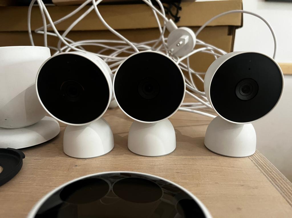 Google nest camera’s indoor, outdoor & thermostaat, Audio, Tv en Foto, Videobewaking, Zo goed als nieuw, Ophalen of Verzenden