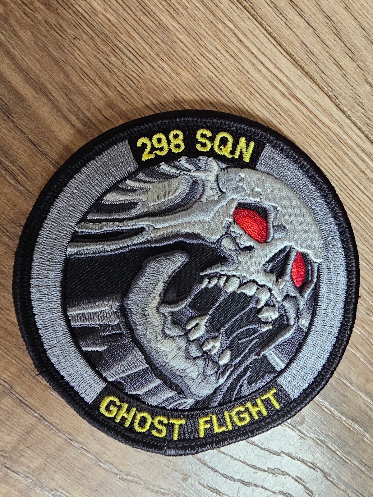 298 ghost patch, Ophalen of Verzenden, Zo goed als nieuw, Patch, Badge of Embleem