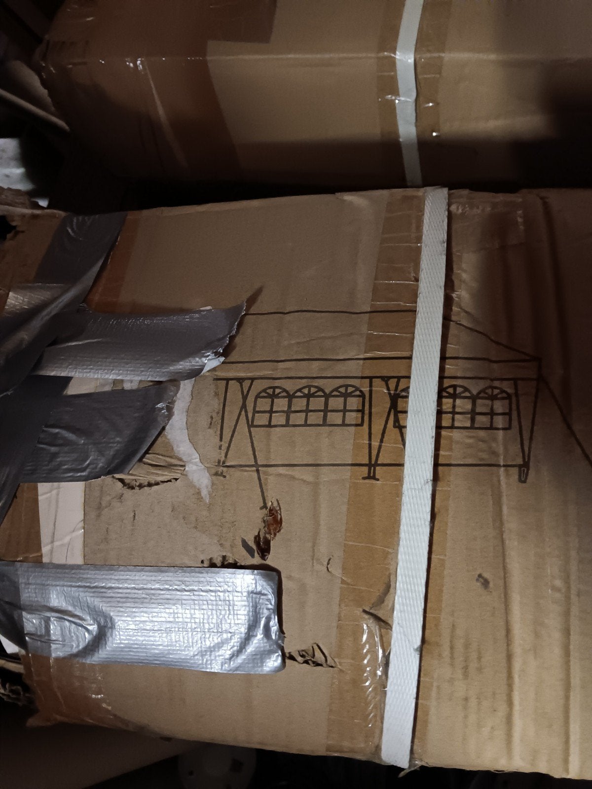 PremiumXL Partytent Wit 3x9m - Nieuw in doos, Ophalen