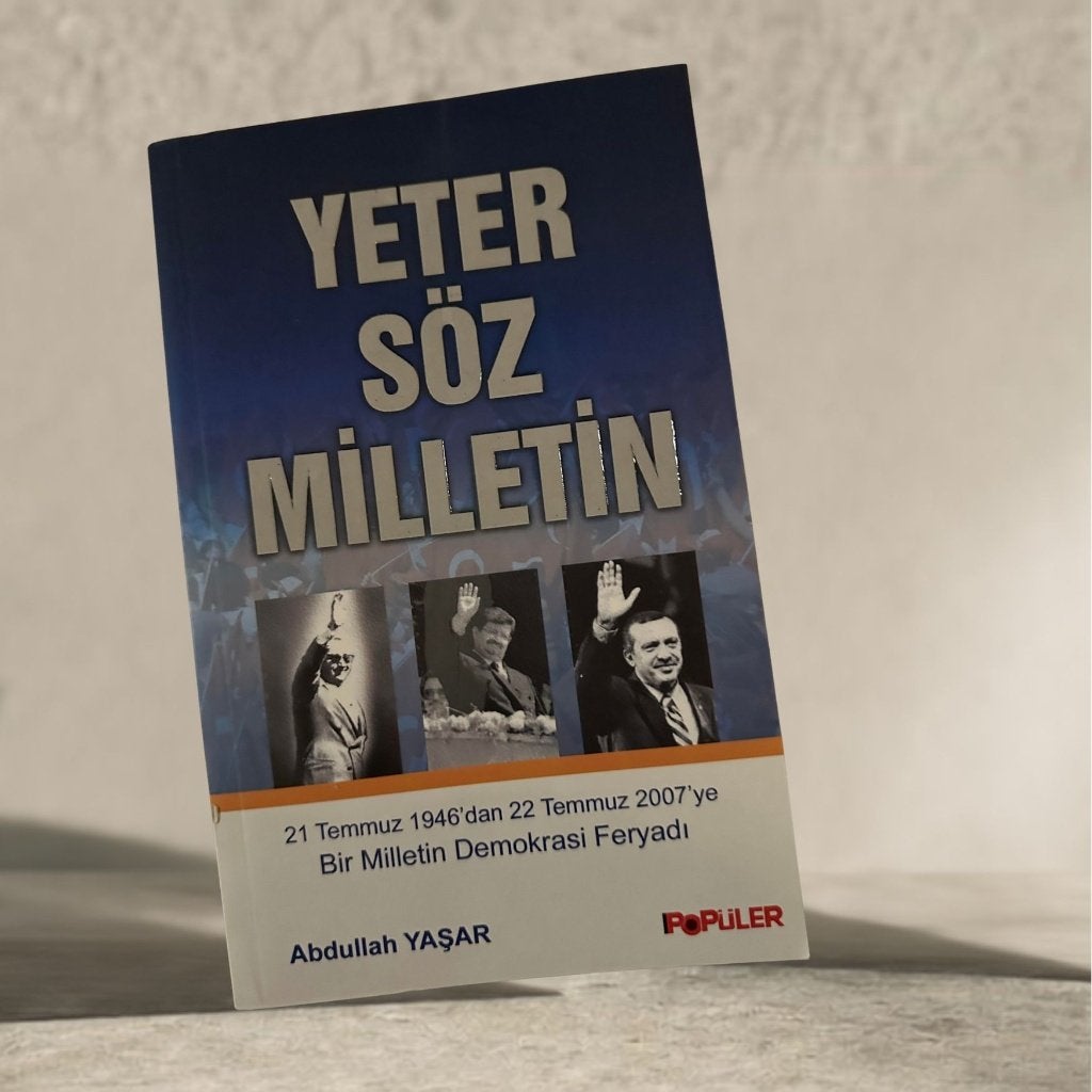 Yeter Söz Milletin, Ophalen of Verzenden, Nieuw, Abdullah Yaşar