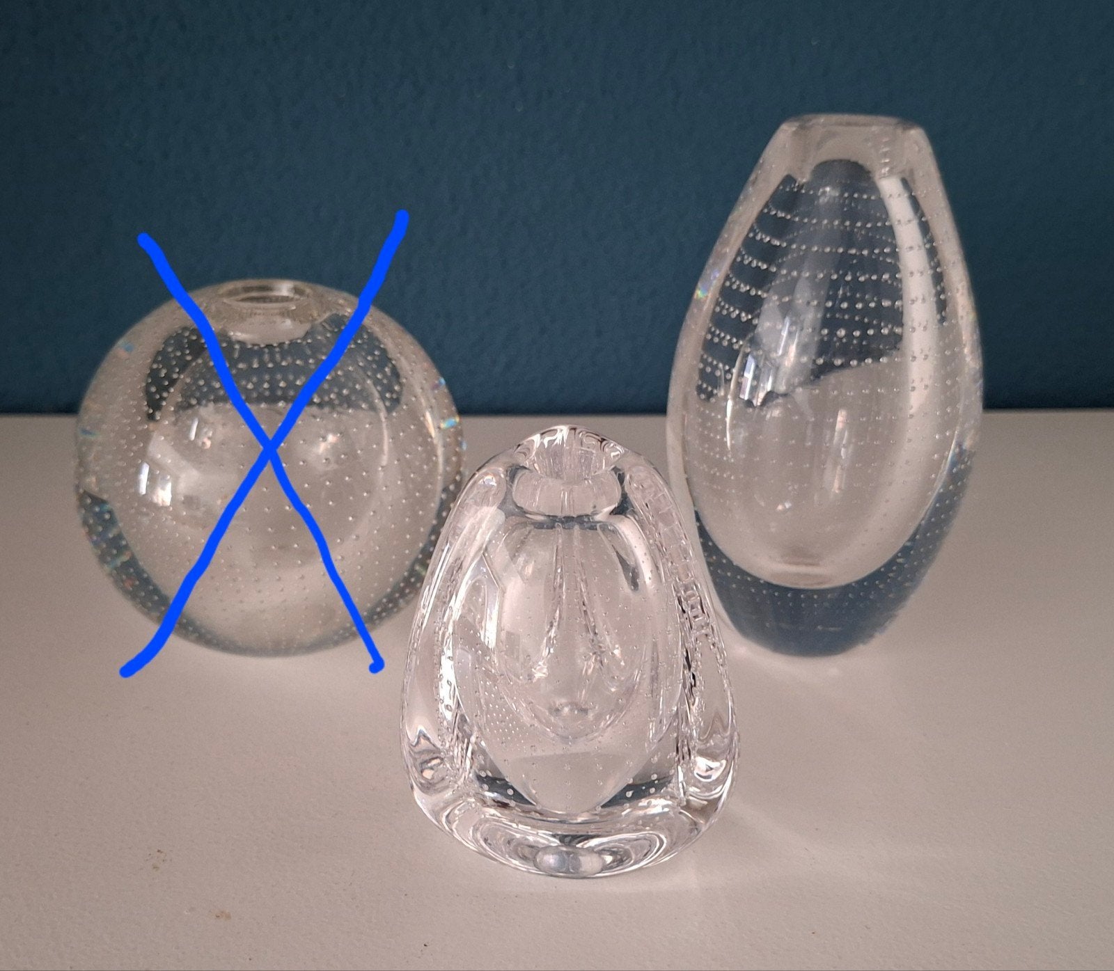 Twee stuks spijkerglas - Meydam, Ophalen of Verzenden