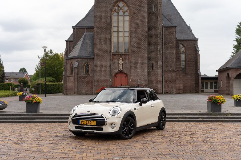 Mini Cooper 2014, Auto's, Mini, Voorwielaandrijving, Zwart, 4 stoelen, Wit