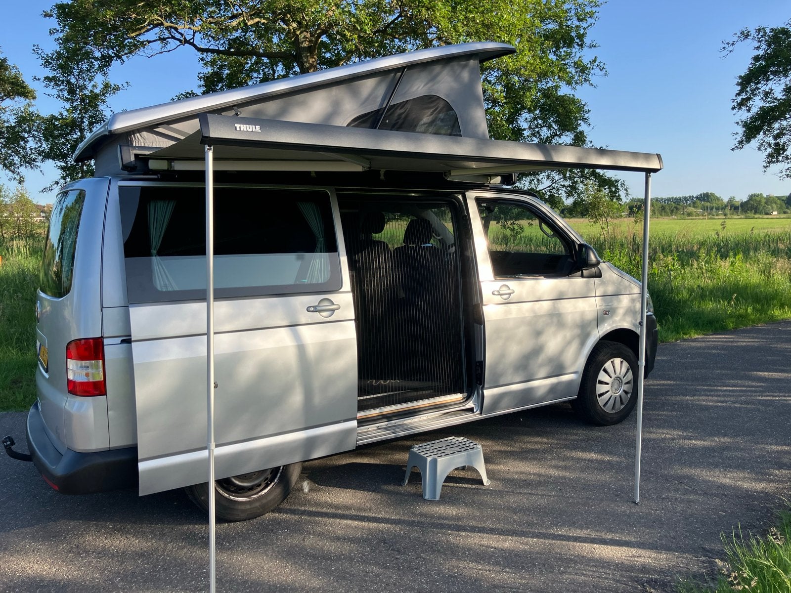 Mooie VW buscamper Smallander van Aart Camperinbouw, Caravans en Kamperen, Campers, Hefdak, Chemisch toilet, Volkswagen, 4 tot 5 meter