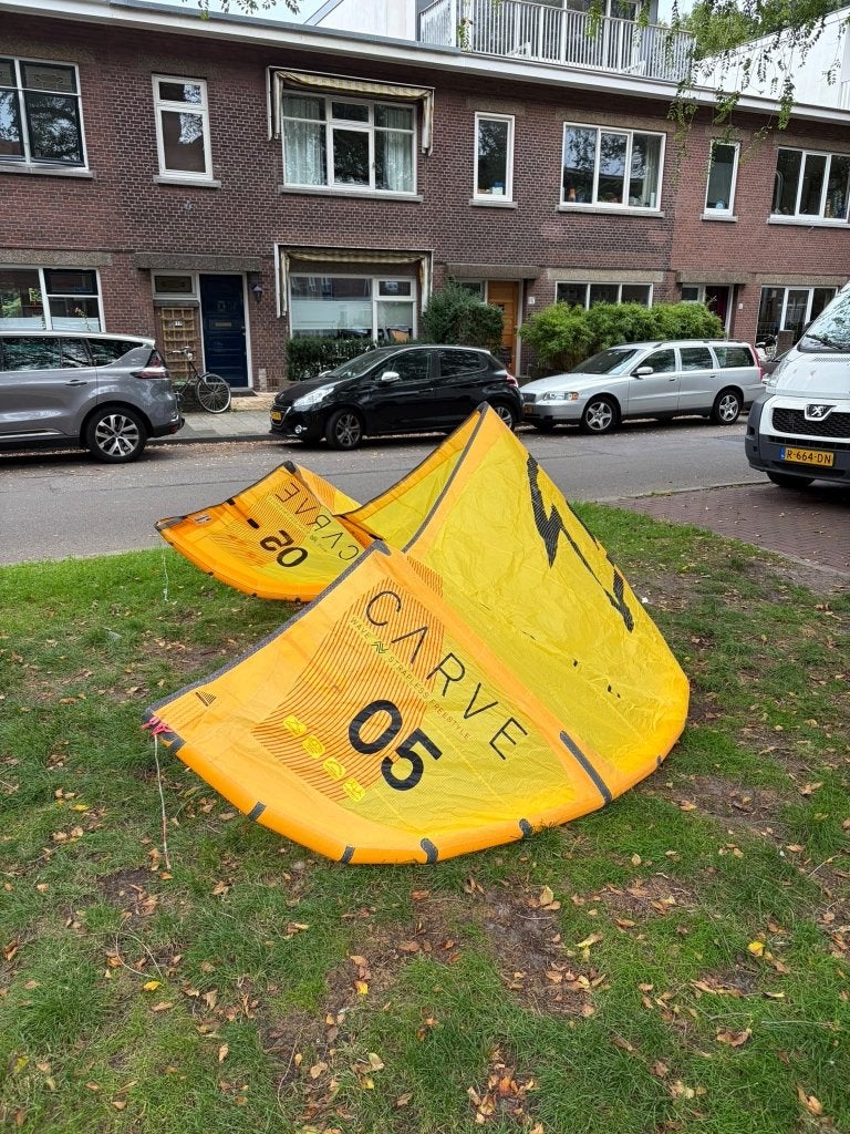 North Carve 5m 2023, Watersport en Boten, Geen board, Ophalen of Verzenden, Zo goed als nieuw, Kite