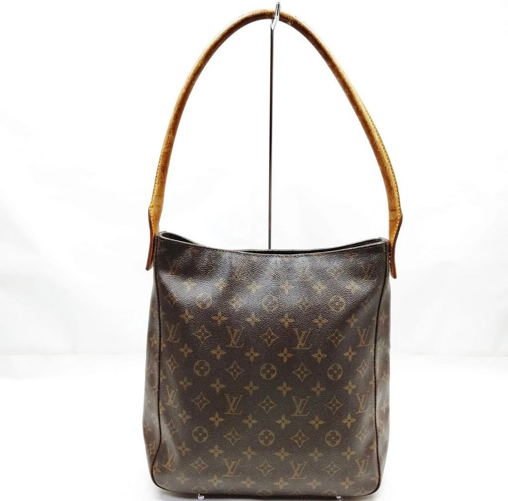 Louis Vuitton Looping vintage, Ophalen of Verzenden, Zo goed als nieuw, Bruin, Handtas