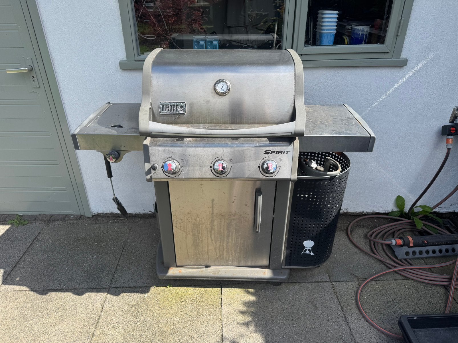 Weber Spirit Gasbarbecue – 3 Branders + Zijbrander, Ophalen, Gebruikt