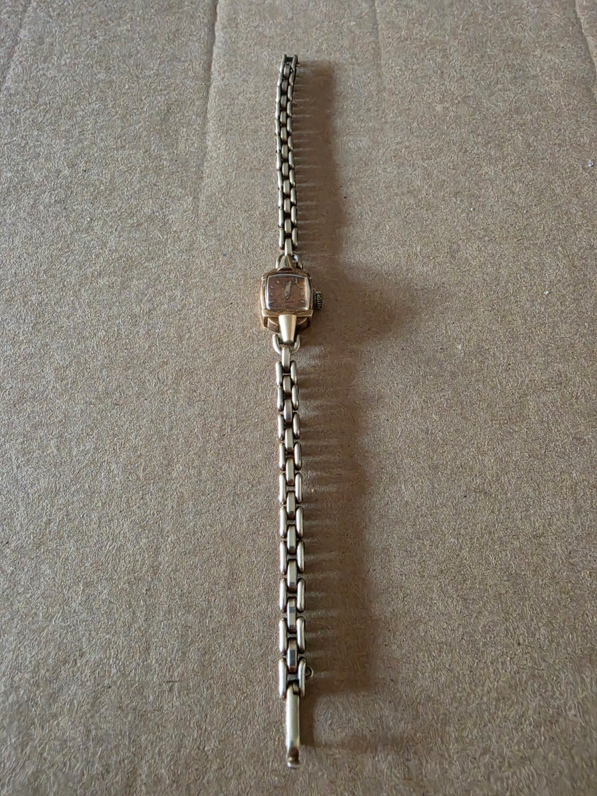 Vintage Prisma 14K Gouden Dames Polshorloge - 17 Rubis, Sieraden, Tassen en Uiterlijk, Overige merken, Met bandje, Polshorloge
