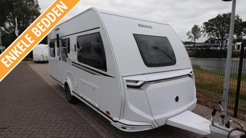 Knaus Sudwind Black Sel. 500 EU Bj. '26 Enkele bedden / Wit, Caravans en Kamperen, Rondzit, Schokbreker, Bedrijf, 5 tot 6 meter