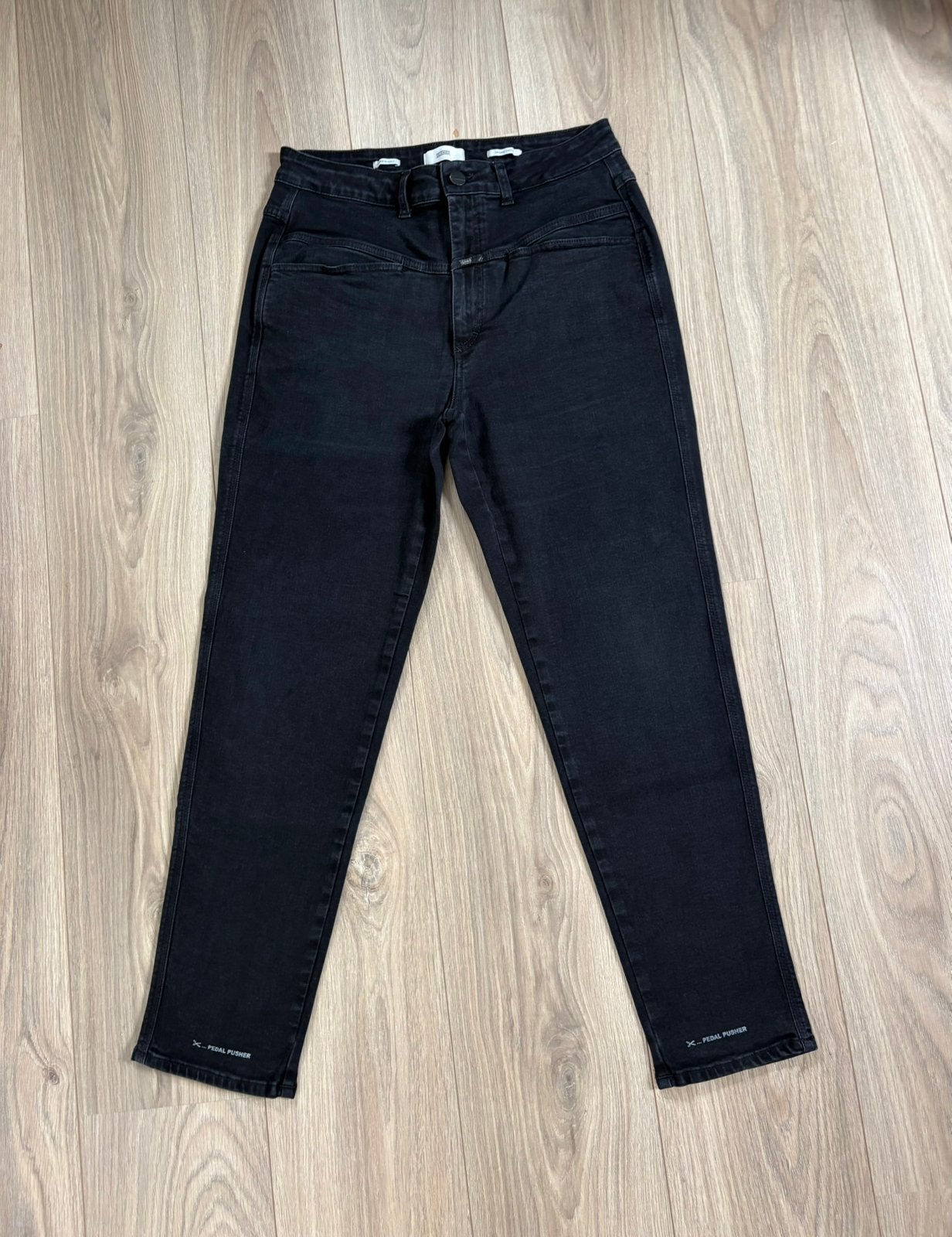 Zwarte relaxed jeans - Closed "Pedal Pusher" maat IT48, Ophalen of Verzenden, Nieuw, Zwart, W33 - W36 (confectie 42/44)