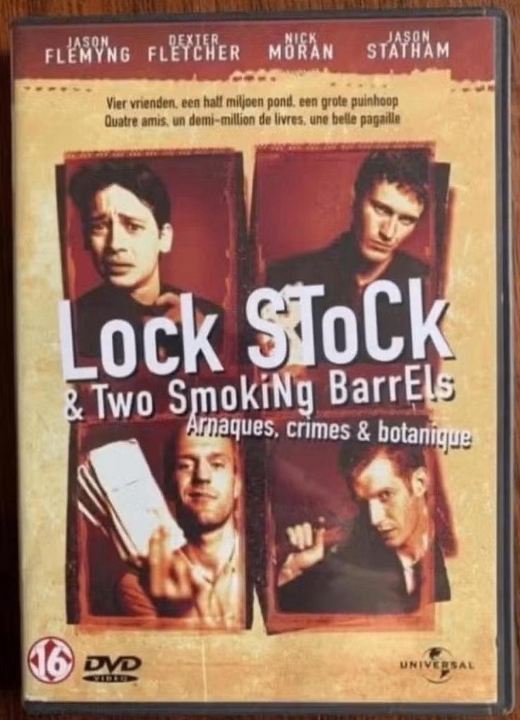 DVD Lock Stock & two smoking barrels; Jason Flemyng, Dexter, Vanaf 16 jaar, Ophalen of Verzenden, Zo goed als nieuw, Actiethriller