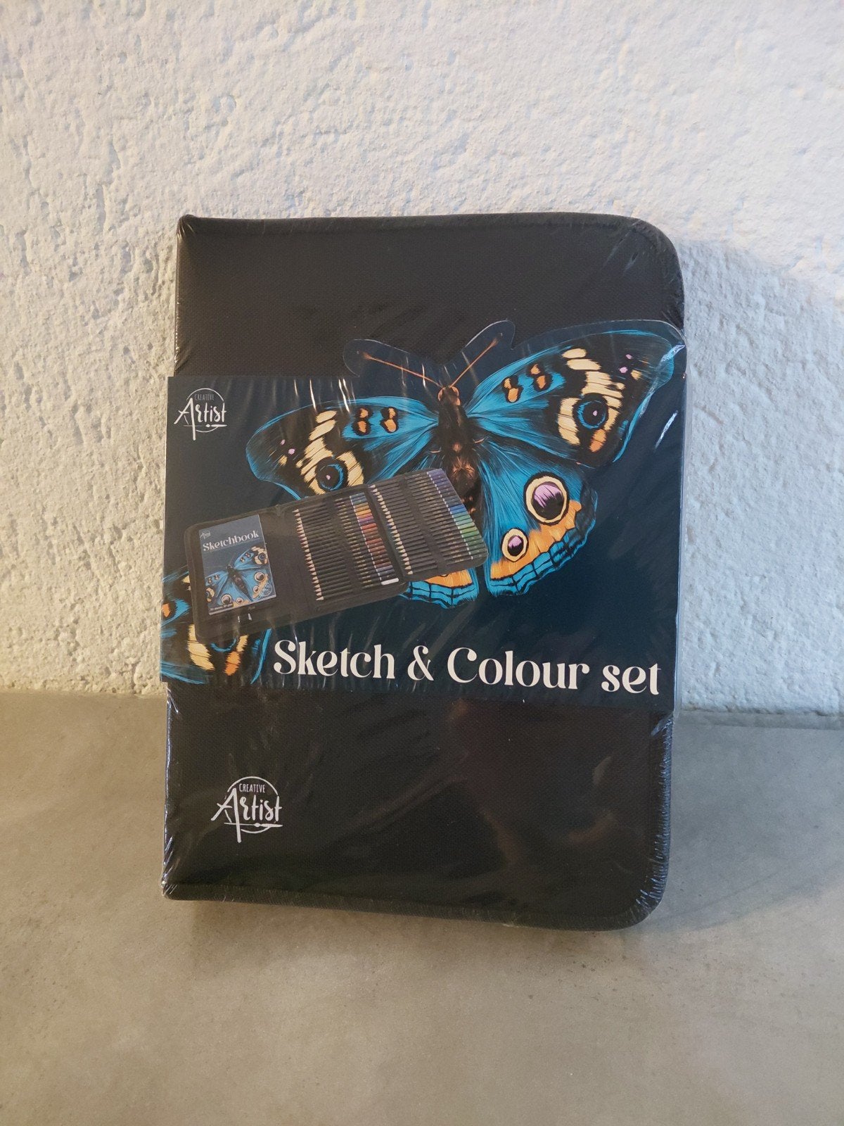 Nieuwe Sketch & Colour set met vlinder design, Ophalen, Nieuw, Overige typen