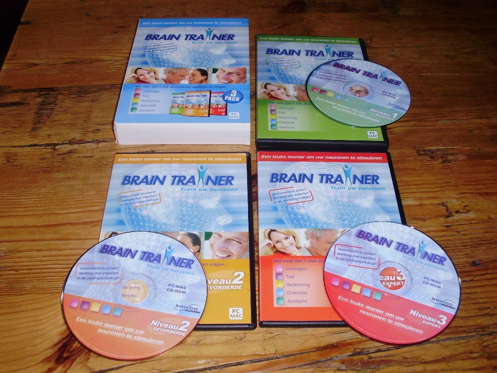 Brain Trainer CDrom Braintrainer Brein Breintrainer BOX, Gebruikt, 1 speler, Ophalen of Verzenden, Vanaf 3 jaar