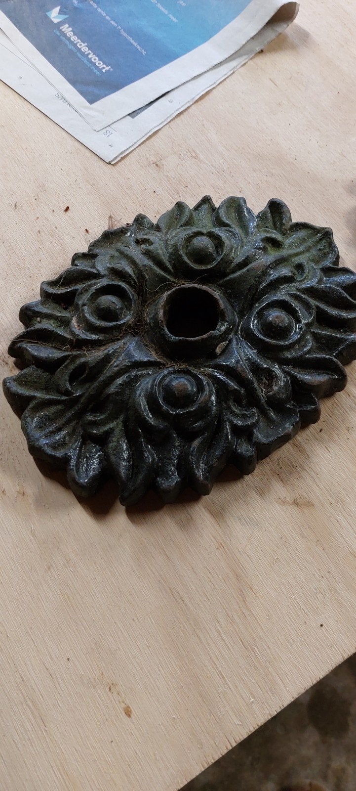 Antieke muurankers, gietijzer, Ophalen of Verzenden, Gebruikt