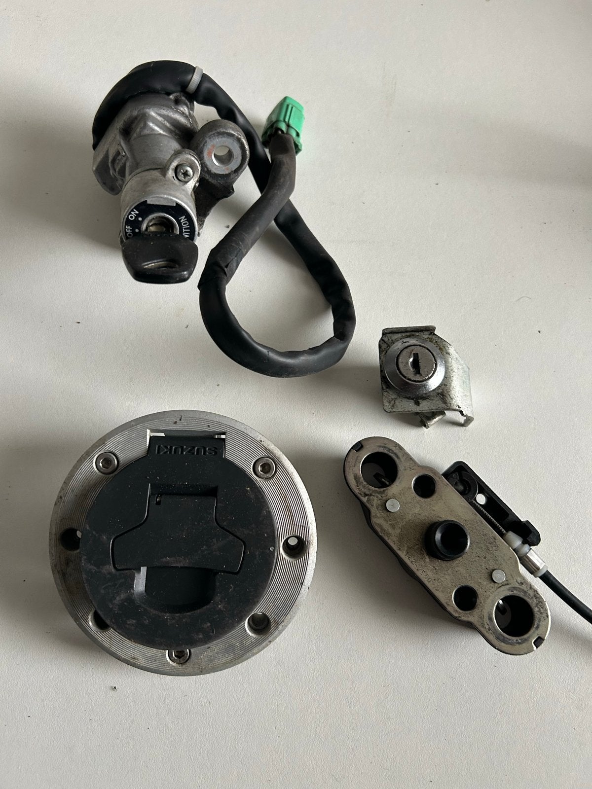 Contactslot set compleet Suzuki V-Strom 650 (DL650) 2007-201, Ophalen of Verzenden, Gebruikt