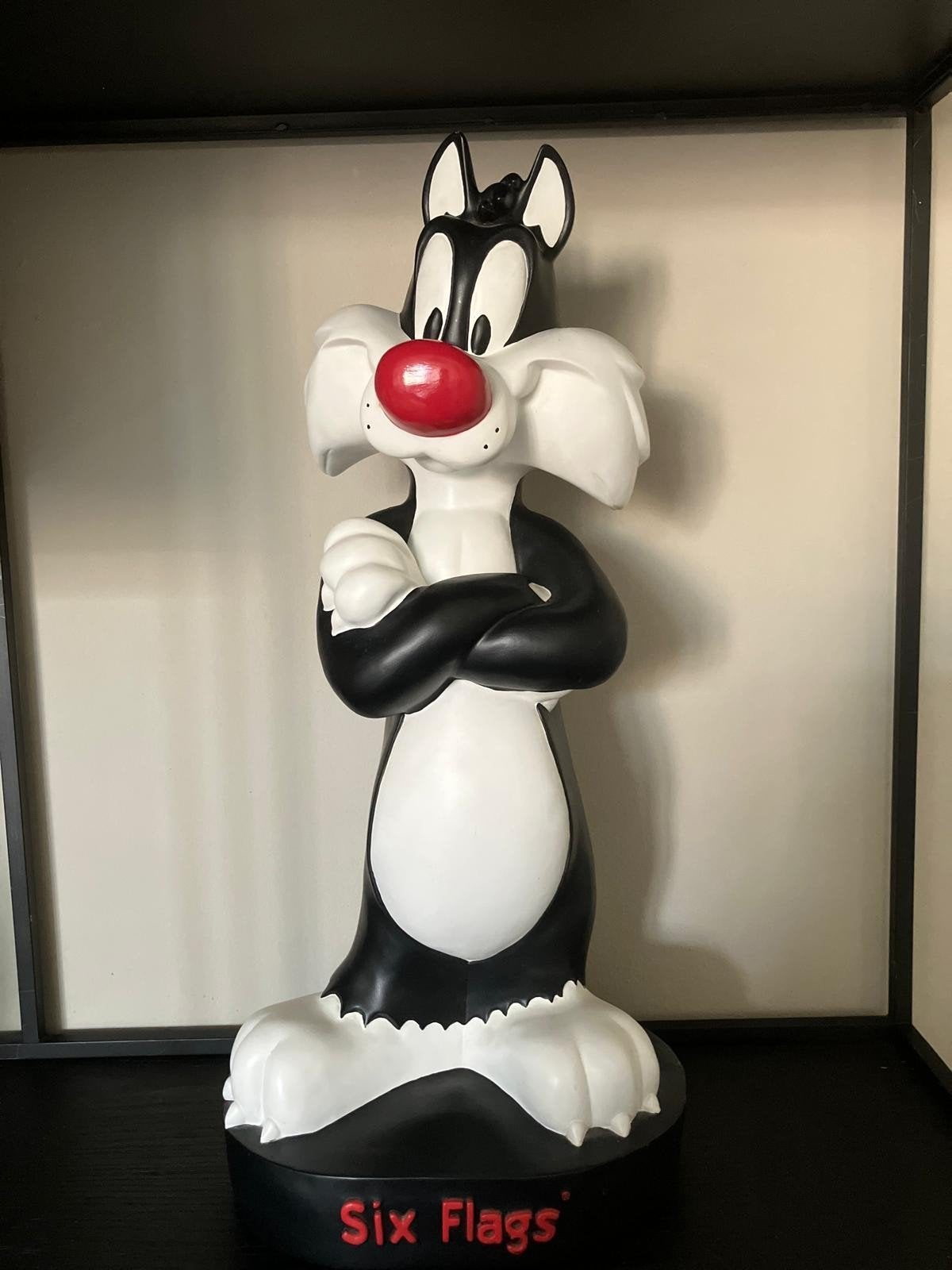 Uniek en zeldzaam verzamelobject.Groot Sylvester de Kat, Verzamelen, Ophalen, Overige figuren, Zo goed als nieuw, Beeldje of Figuurtje