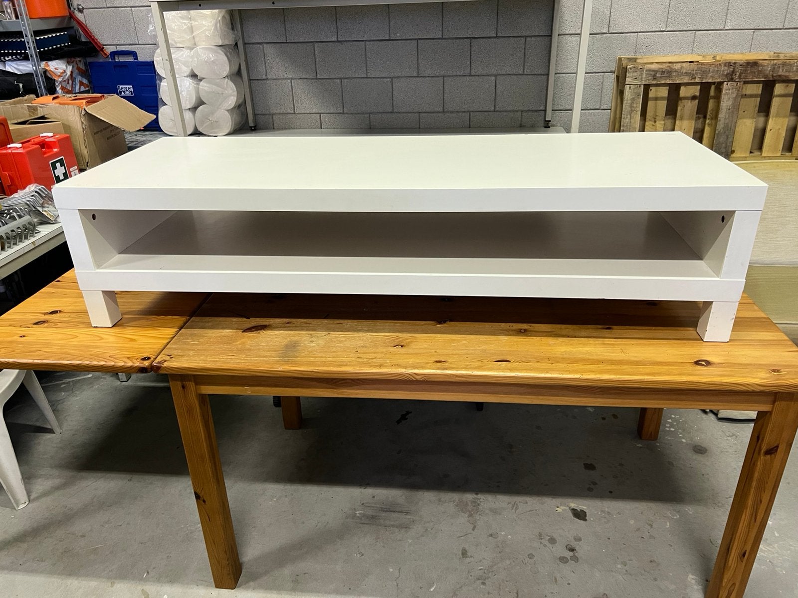 Salontafel Kamermeubel Televisiemeubel Leuk om te schilderen, Ophalen, Minder dan 50 cm, Gebruikt, Vintage