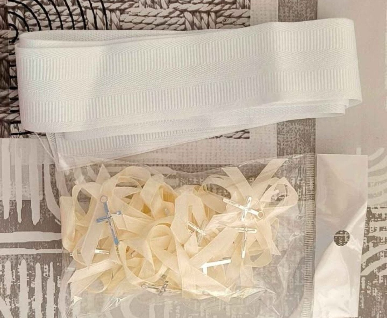 Doopkruisjes+haarband, Ophalen, Nieuw, Zwart, Accessoires