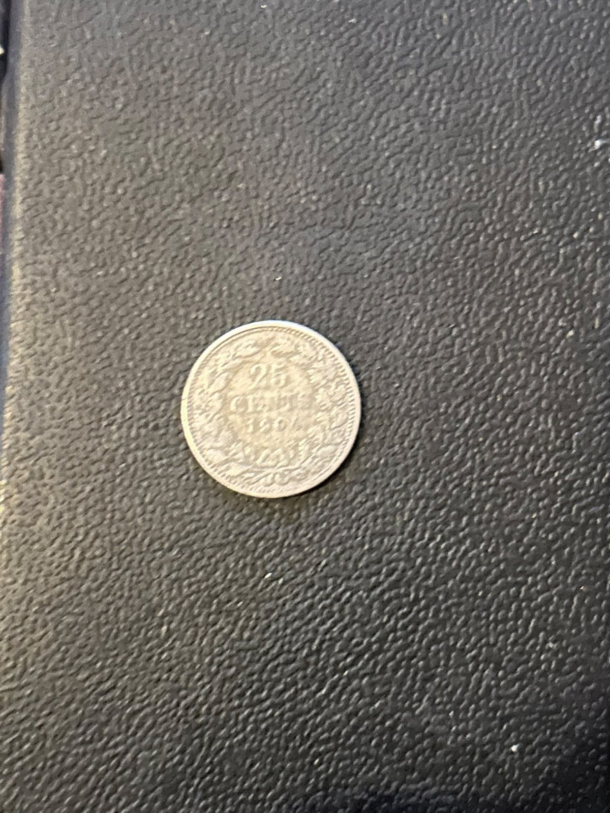 Zeldzame 25 Cent munt uit 1904 - Koningin Wilhelmina, Postzegels en Munten, Ophalen, Koningin Wilhelmina, 25 cent, Losse munt