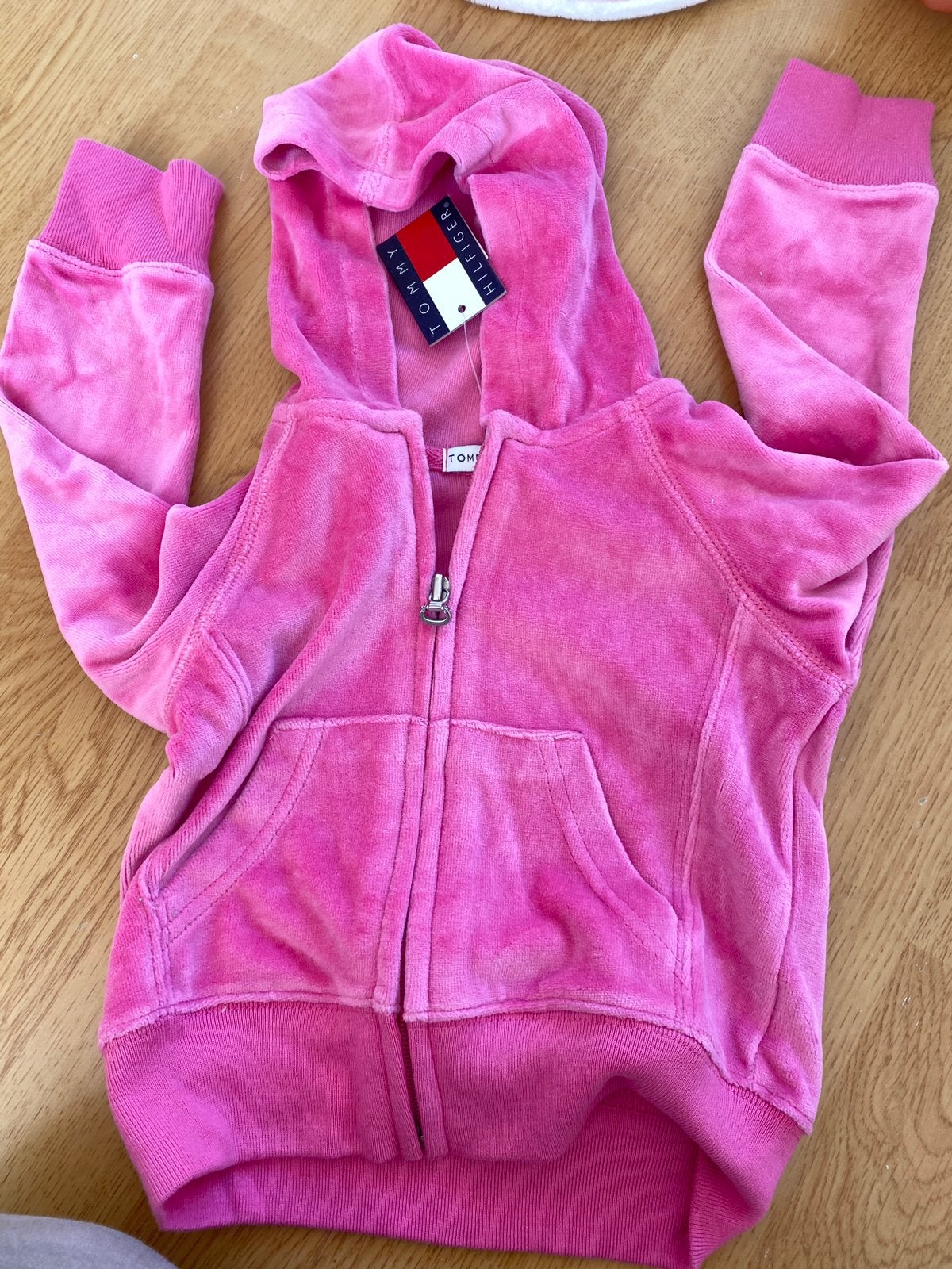 Tommy vest met rits roze kids, Ophalen of Verzenden, Zo goed als nieuw, Roze
