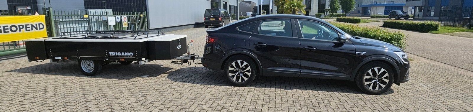 Trigano Alpha vouwwagen uit 2013 - Compleet en netjes!, Caravans en Kamperen, Trigano, Blauw, Tot en met 2, Ophalen of Verzenden