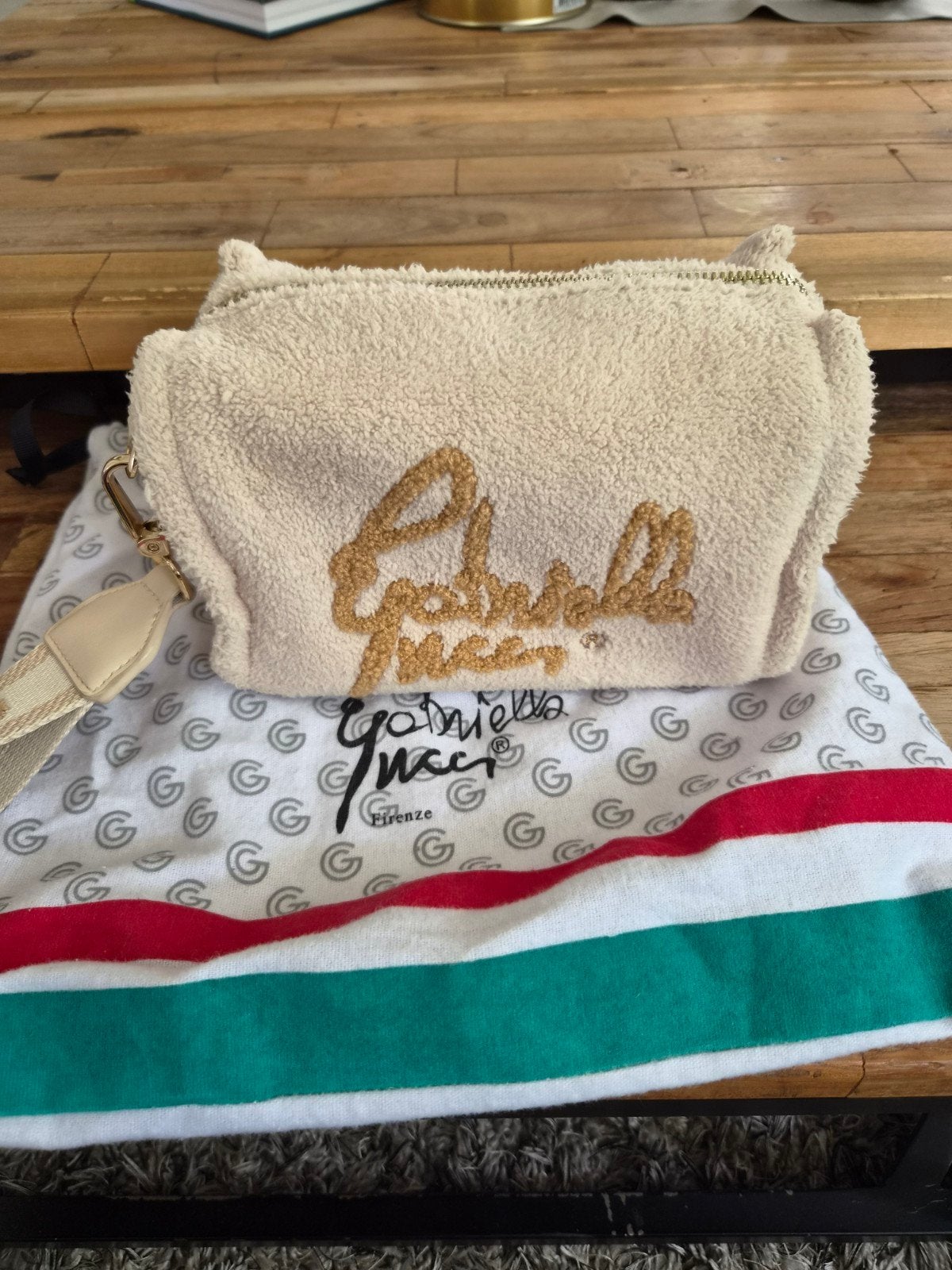 Gabriella G Firenza by Gabriella Gucci tas, Ophalen of Verzenden, Zo goed als nieuw, Beige, Handtas