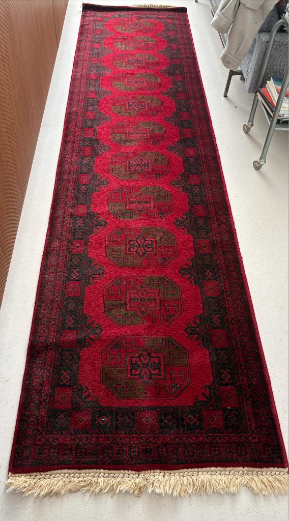 Afghaans vloerkleed/tapijt/loper 80x330 cm, 200 cm of meer, 50 tot 100 cm, Zo goed als nieuw, Rechthoekig