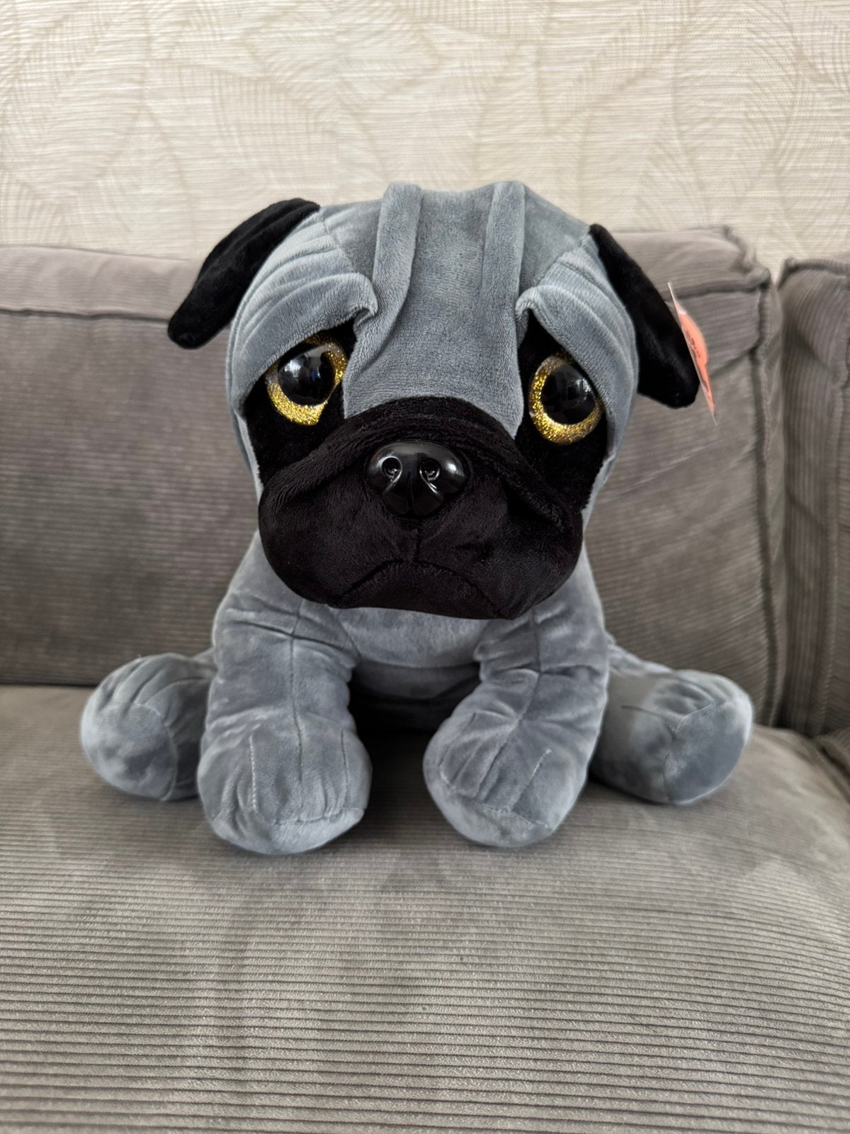 Hond zittend knuffel 36cm (NIEUW), Ophalen of Verzenden, Nieuw, Hond