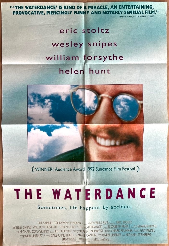 Waterdance (1992) - Originele filmposter, Verzamelen, Verzenden, Gebruikt, A1 t/m A3, Film en Tv