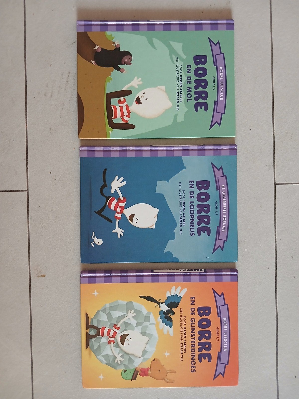 3 Borre Leesclub Boeken - (Groep 1/2), Ophalen of Verzenden, Zo goed als nieuw, Jeroen Aalbers, Fictie algemeen