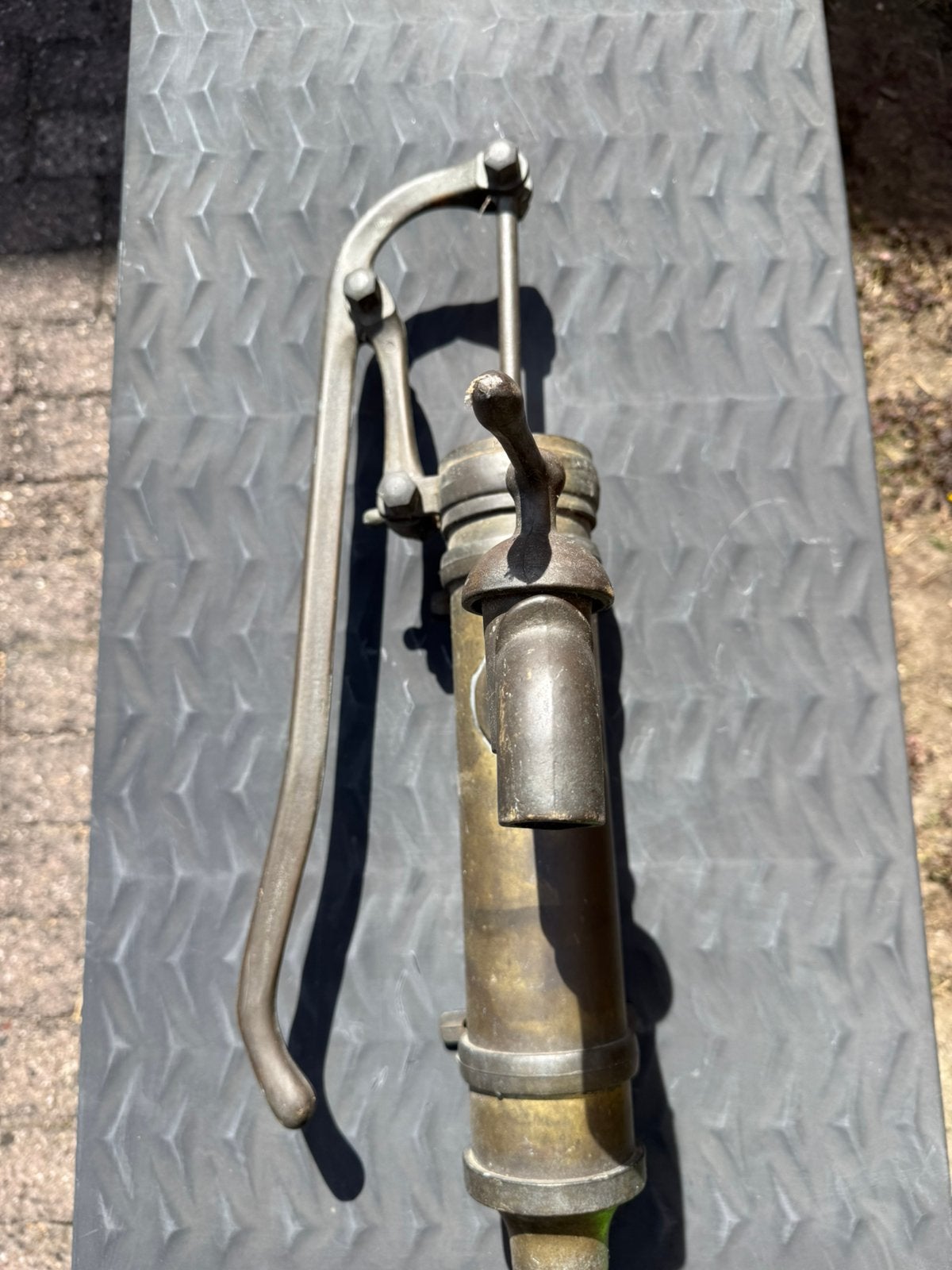 Koperen waterpomp, Tuin en Terras, Ophalen, Gebruikt, Handmatig, Overige typen