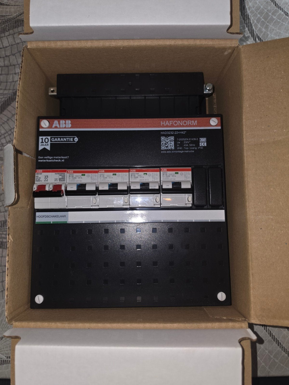 ABB HAF groepenkast of uitbreidingskast *NIEUW*, Ophalen of Verzenden, Nieuw, ABB, Groepenkast
