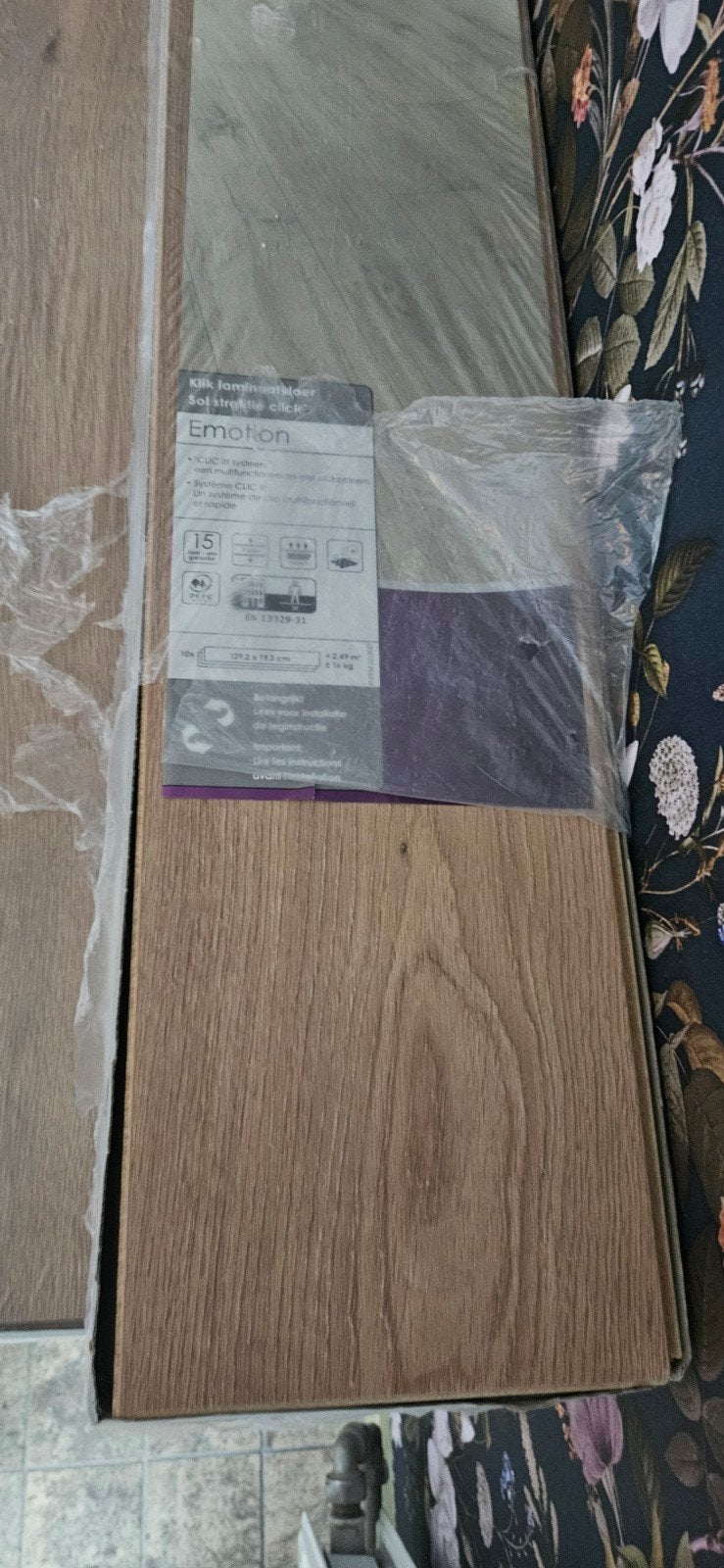 DecoMode Laminaatvloer Emotion 7MM V2 Krakau - Nieuw, Doe-het-zelf en Verbouw, Ophalen, 50 tot 150 cm, Nieuw, 10 m² of meer