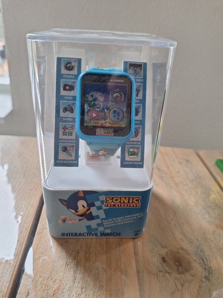 Sonic the hedgehog interactief kinder horloge € 20,-, Ophalen, Gebruikt