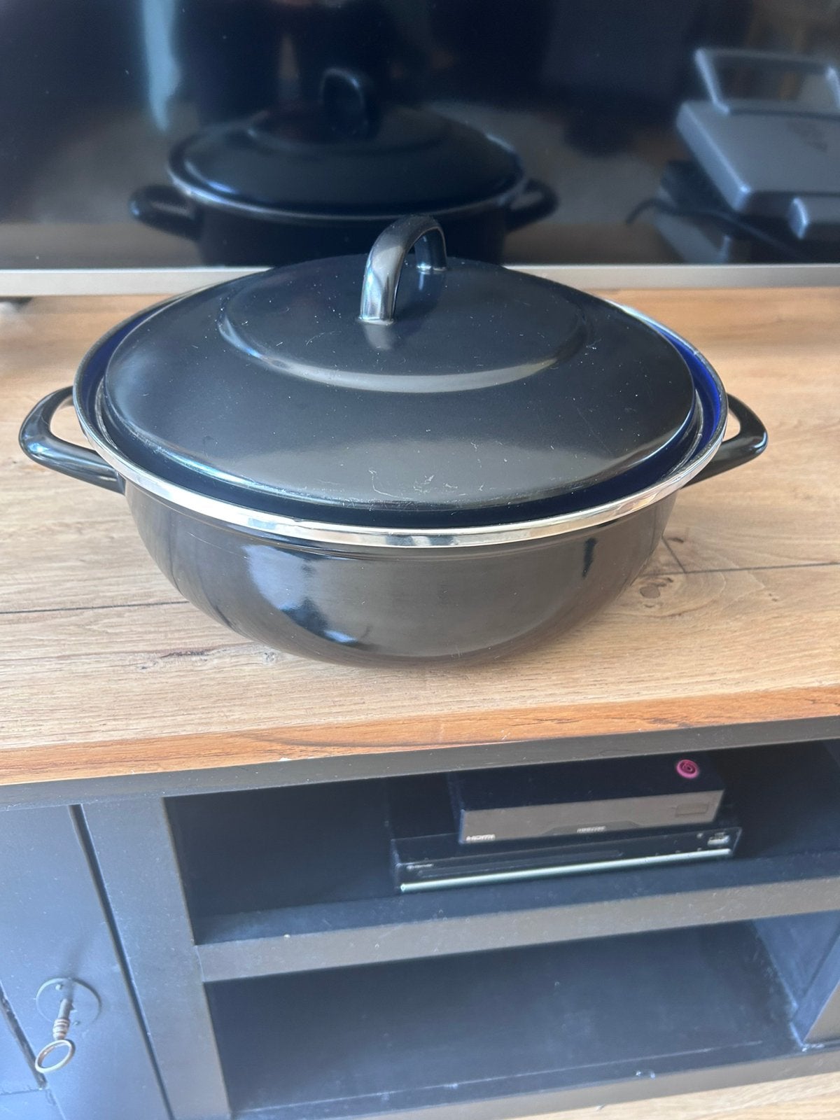 Braadpan, Huis en Inrichting, Keuken | Potten en Pannen, Ophalen, Gebruikt, Gietijzer, Koekenpan of Braadpan