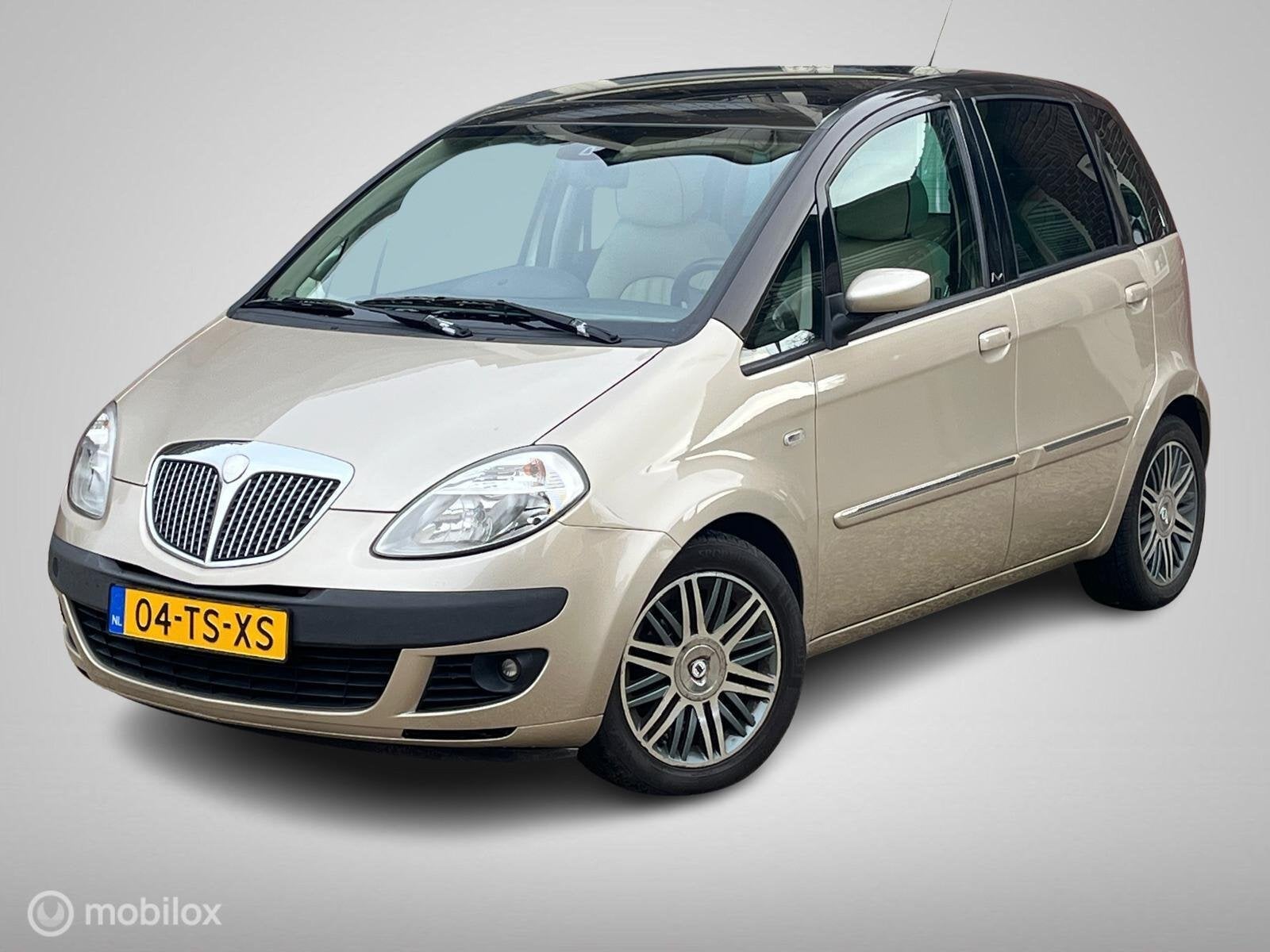 Lancia Musa 1.4-16V Platino+ DFN Automaat BiColore, Auto's, 15 km/l, Gebruikt, Beige, 400 kg